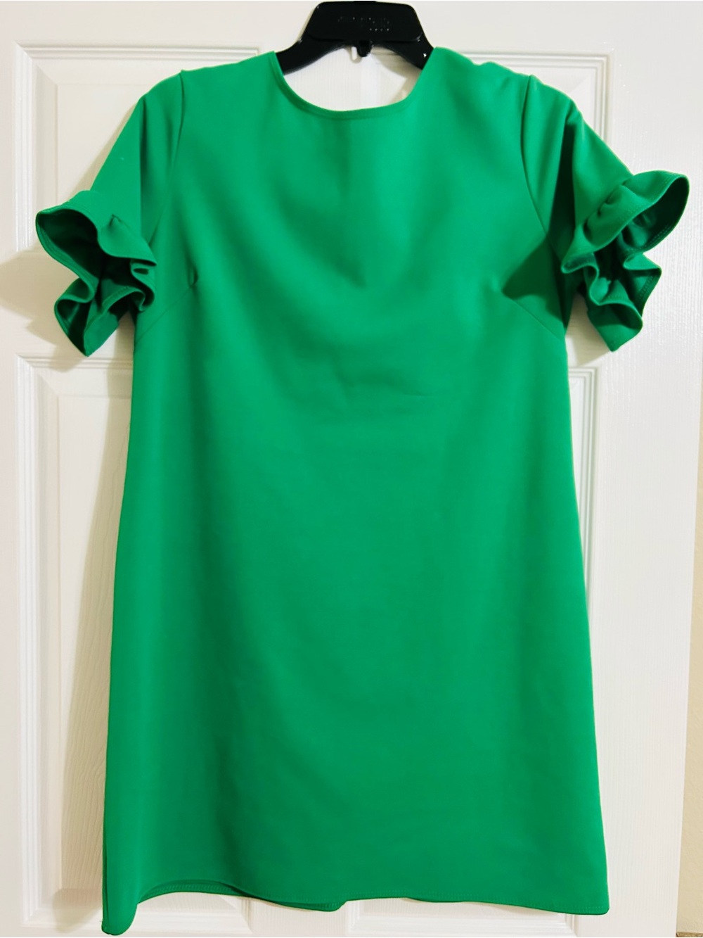 Women’s Green Ruffle Sleeve Dress (Size M) Like New!